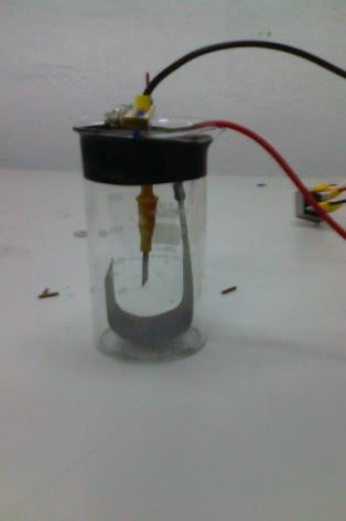 Ячейка с вольфрамовым электродом